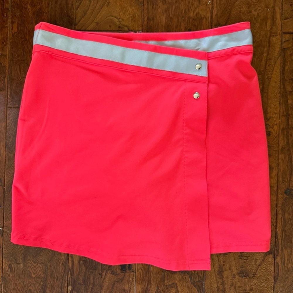 Tommy Armour Dri Logic Golf Tennis PickleBall Skort Neon White Size 4